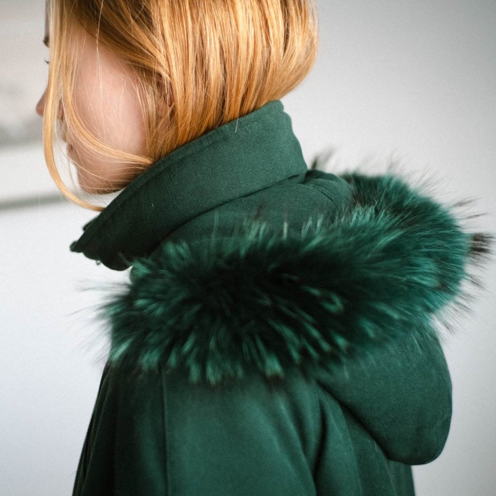 Oversized Green Parka
